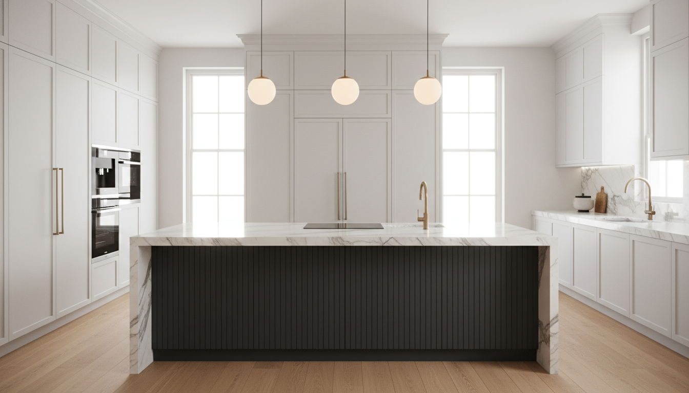 Luxury residential kitchen with custom millwork